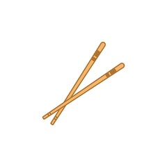 chopsticks icon vector illustration design template