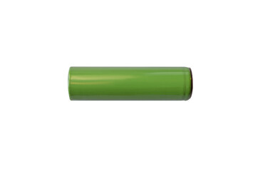 battery green isolate on white background