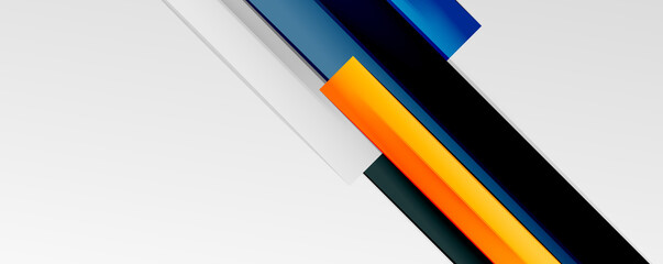 Color abstract lines trendy geometric background for business or technology presentation, internet poster or web brochure cover, wallpaper