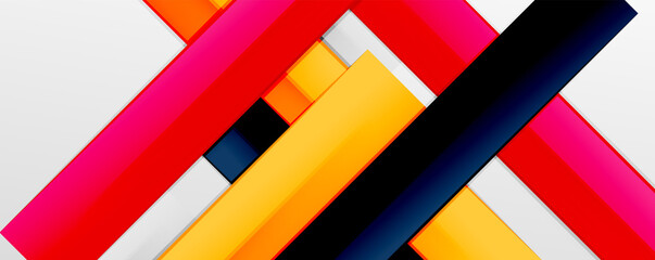 Color abstract lines trendy geometric background for business or technology presentation, internet poster or web brochure cover, wallpaper