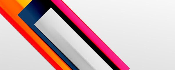 Color abstract lines trendy geometric background for business or technology presentation, internet poster or web brochure cover, wallpaper