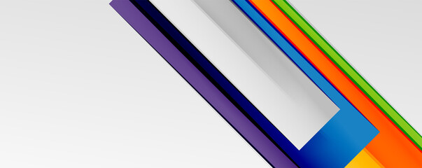 Color abstract lines trendy geometric background for business or technology presentation, internet poster or web brochure cover, wallpaper