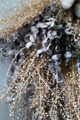 water drops on the glass