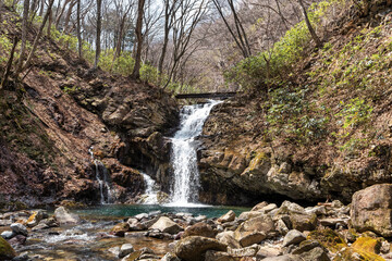 安達太良山　魚止滝
