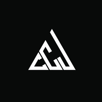 C C J letter logo creative design. CCJ icon