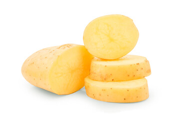 Potato isolated on white backgroun