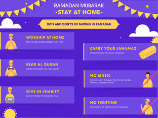 Essential Do’s And Don'ts For Ramadan Fasting, Stay At Home To Prevent From Coronavirus.