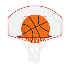 Basketball basket, basketball hoop, basketball and hoop, basketball net.