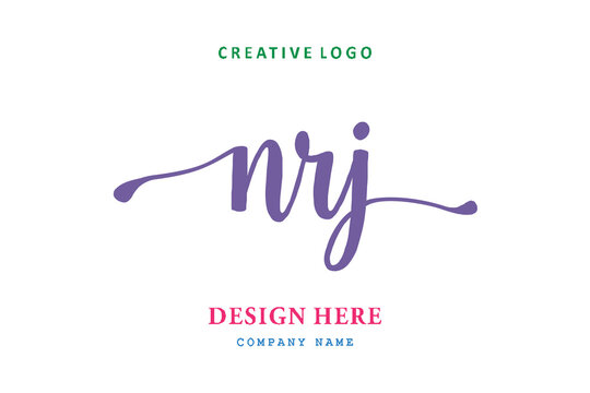 NRJ lettering logo is simple, easy to understand and authoritative