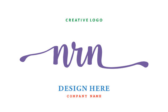 NRN lettering logo is simple, easy to understand and authoritative