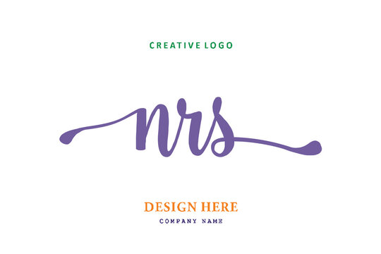 NRS lettering logo is simple, easy to understand and authoritative