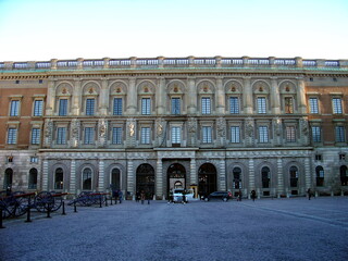 Fototapeta na wymiar Royal palace in Stockholm Sweden