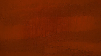 Close up of bright red grunge and scratches concrete texture use as a background with space for design. plain plastered concrete plaster wall for loft style concept.