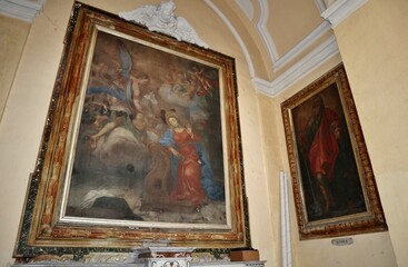 Napoli - Seconda cappella destra nella Basilica di San Severo Fuori le Mura