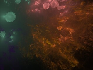 Imaginatory fractal background generated Image