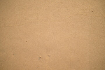 Fototapeta na wymiar Natural brown sand background, surface and texture.