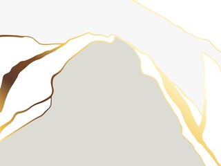 Black and white, grey abstract marble stone design, minimal kintsugi art style. Golden luxury crack ground, abstract landscape. Patterns, covers, logo, branding template.