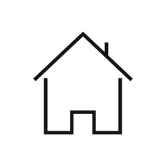 Home icon - symbol of house vector flat syle