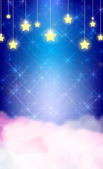 Shining star background