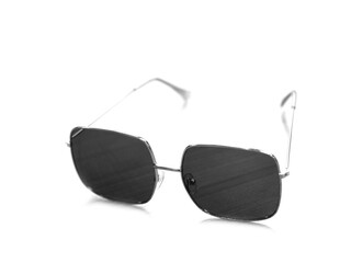 Sunglasses put on white background