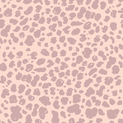 Leopard seamless pattern. Animal print. Vector background