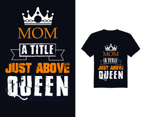 Mother's day vector t-shirt design
