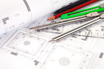 Indoor construction drawing production