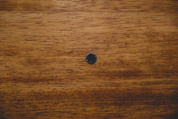 Door eye in door of wood (texture, background)
