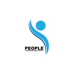 Fun people Healthy Life Logo template vector icon, Adoption and community care Logo
