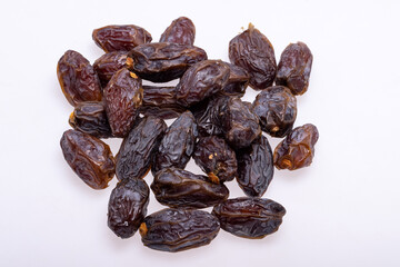 Dried medjoul jumbo dates. Modjoul is one of the noblest variety of dates in the world, often called the king of dates