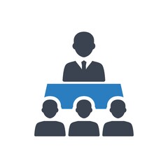 Business conference icon