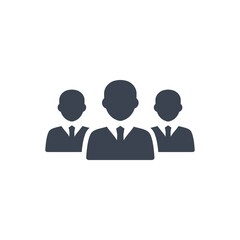 Businessman leader icon