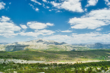 Mountain view from Fort Imperial, Dubrovnik, Croatia