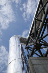 grain elevator in the city