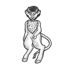 Heck sketch raster illustration