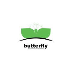 Beauty Butterfly Logo Template Vector icon design
