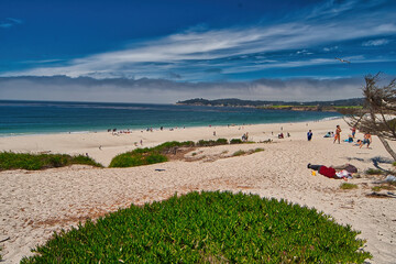 Obraz premium Visiting Carmel by the sea in California