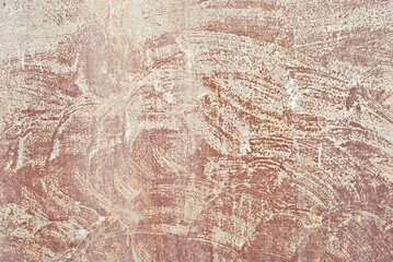 Texture of an old metal fence. Scratched metal sheet with  paint.