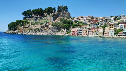 Parga Traditional Town. The Greek Caribean In Preveza, Greece, Epirus.