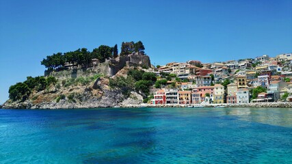 parga greece, famous tourist destination in epirus, preveza