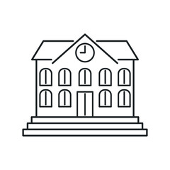 Education, School, Building, University Education Icon