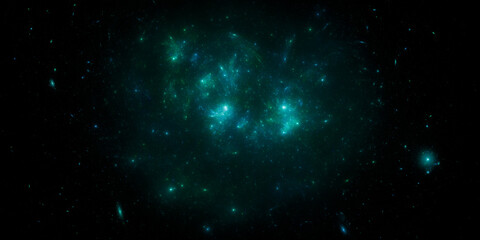 Stars background. Flying Through Space. 