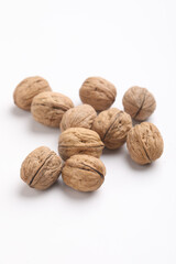 Walnut isolated on a white background.