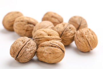 Walnut isolated on a white background.