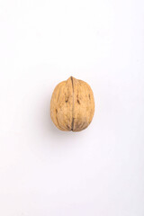 Walnut isolated on a white background.