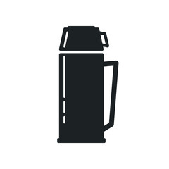 Thermos icon in trendy outline style design.