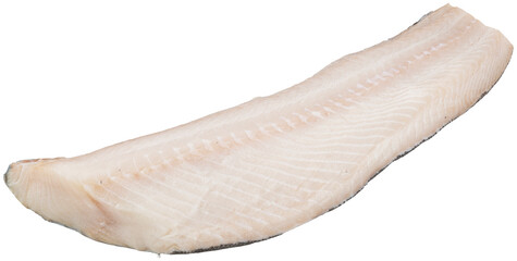 Fish fillet isolated on white