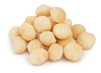 Heap of macadamia nuts