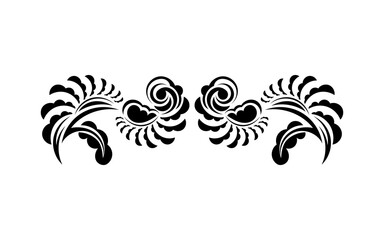 Monograms in retro style. Isolated. Vector