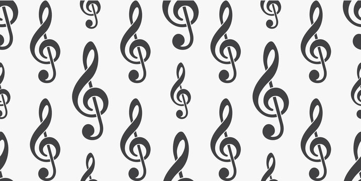 g-clef pattern background.vector illustration.